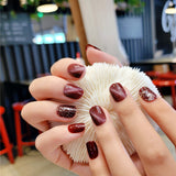 Dessin d'ongles œil de chat (24pcs)