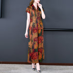 Costume ethnique été femme col V