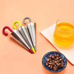 Infuseur à thé en acier inoxydable parapluie