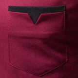 Chemise casual homme contrastée