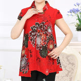 costume deux pièces en coton et lin pour personnes âgées