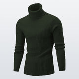 Pull à Col Roulé en Maille pour Homme