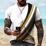 T-shirt à impression numérique pour hommes