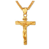 Collier en or avec croix de Jésus de Pâques
