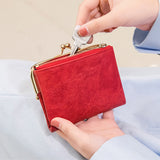 Mini porte-monnaie carré à la mode pour dames