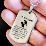 TO MY MOM Porte-clés, Collier