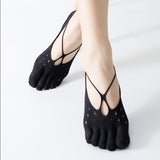 Chaussettes croisées basses unies d'été