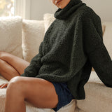 Pull décontracté en peluche