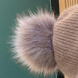 Bonnet épais tricoté tout assorti