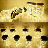 Lot de 6 Lampes Solaires pour Bocal Mason