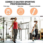 Corde à Sauter en Acier Ergonomique