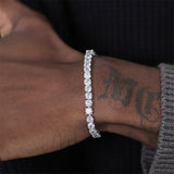 Bracelet de Moissanite Etincelant