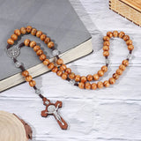 Collier chapelet croix