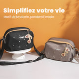 Sac à bandoulière décontracté en tissu Oxford léger imprimé pour femmes