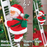 Père Noël grimpant électrique