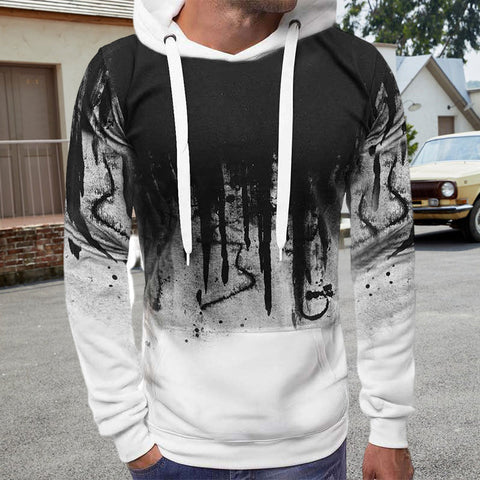 Sweat à Capuche Imprimé à la Mode pour Hommes