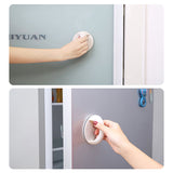 Poignée de porte et de fenêtre poignée de porte en plastique autocollante non marquante
