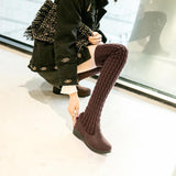 Hiver Chaudes Bottes Haute aux Genoux