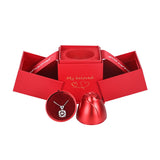 Coffret cadeau créatif rose rouge