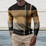 Haut décontracté à manches longues pour hommes