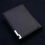 Portefeuille Court à Bords en Fer