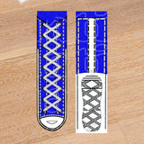 Chaussures et bas drôles en toile réelle et fausse