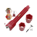 Clé multi-pipe à eau pour évier de cuisine 8 en 1