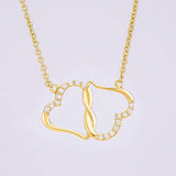 Collier Boucle Coeur Saint Valentin