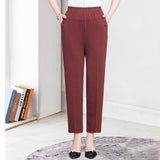Pantalon Court Taille Haute