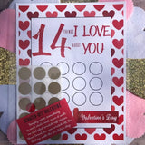 Imprimé à Gratter Saint-Valentin