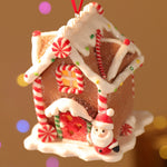Maison de Noël en argile molle
