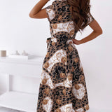 Femmes D'été Imprimé Robe