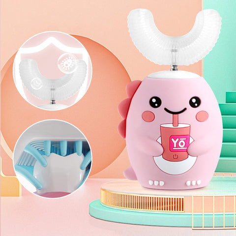 Brosse à dents électrique en forme de U à 360°