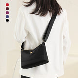 Sac à bandoulière léger et décontracté en tissu de nylon pour femme