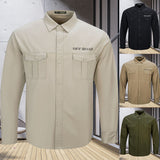 Chemise Cargo En Coton Pour Hommes