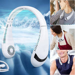 Ventilateur de cou sans pales portable rechargeable