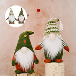 Figurine Elfe de Noël Vert Vieil Homme Sans Visage