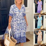 Robe Bohème à Col en V