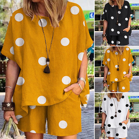 Vêtements pour femmes décontractés et simples à pois