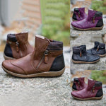 Bottes zippées imperméables pour femmes