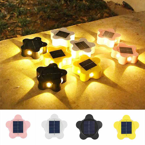Applique solaire LED en forme d'étoile