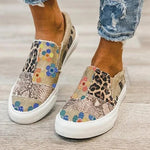 Baskets décontractées patchwork pour dames