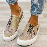 Baskets décontractées patchwork pour dames