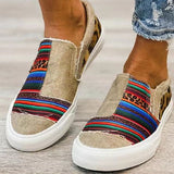 Baskets décontractées patchwork pour dames