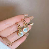 Boucles D'oreilles Fringe Leaf, Boucles D'oreilles "Fille de la mer"