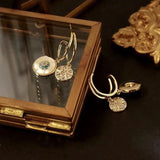 Boucles D'oreilles Fringe Leaf, Boucles D'oreilles "Fille de la mer"