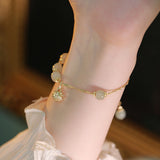 Bracelet Hetian Jade Élégant et Charmant