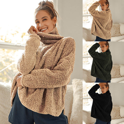 Pull décontracté en peluche