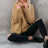 Pull décontracté en peluche