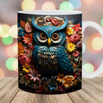 Tasse à imprimé hibou